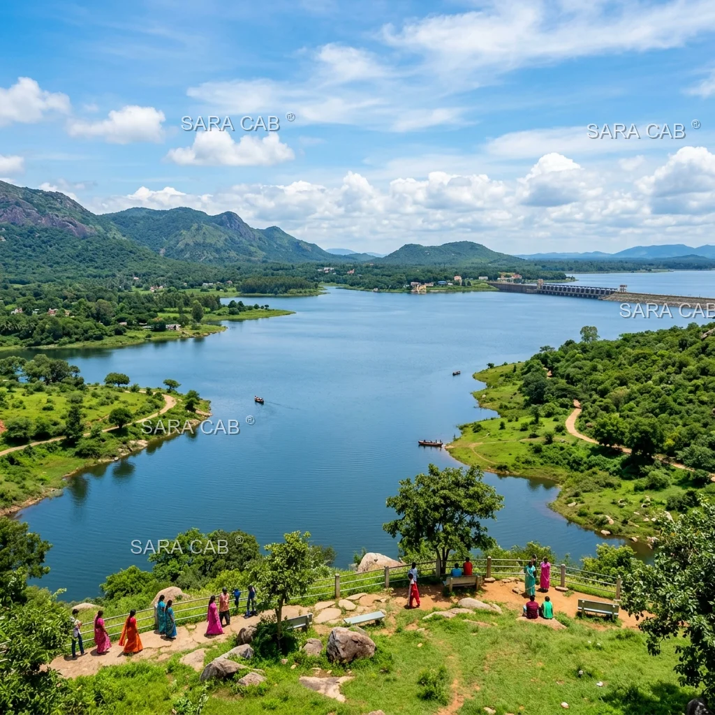 KRS Dam Blue Lagoon Viewpoint Cabs - SARA CAB Mysore