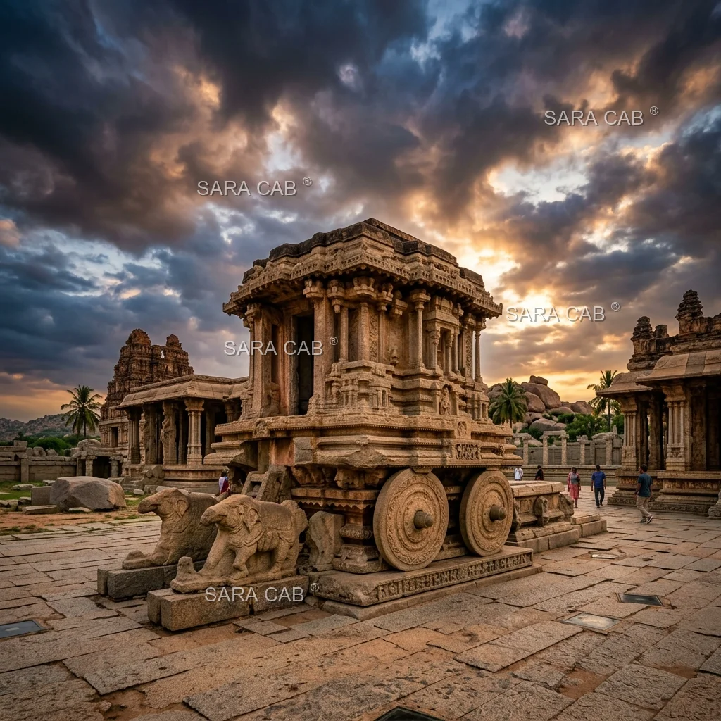 Mysore to Hampi Tour Packages - SARA CAB Mysore