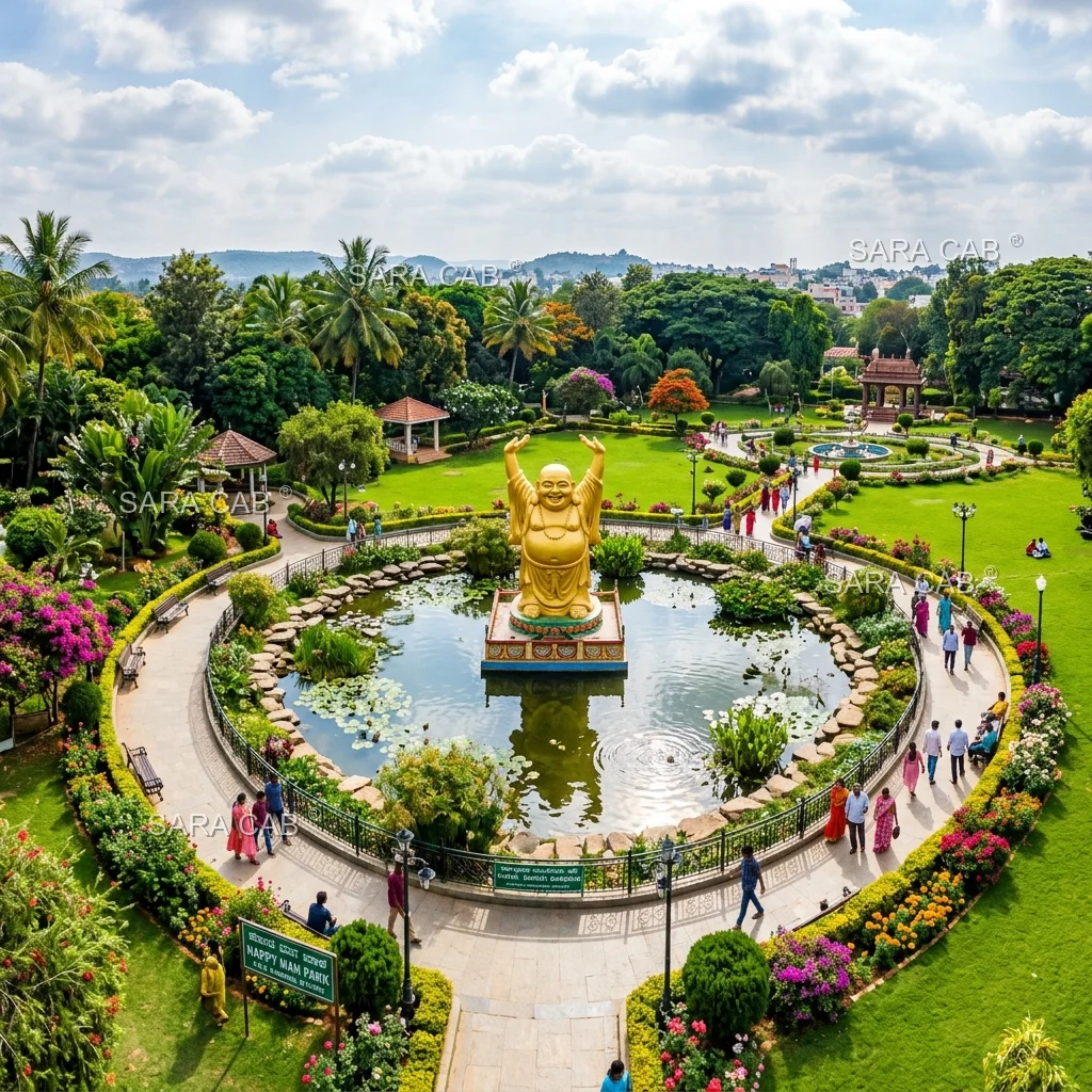 Happy Man Park Cab Packages - SARA CAB Mysore