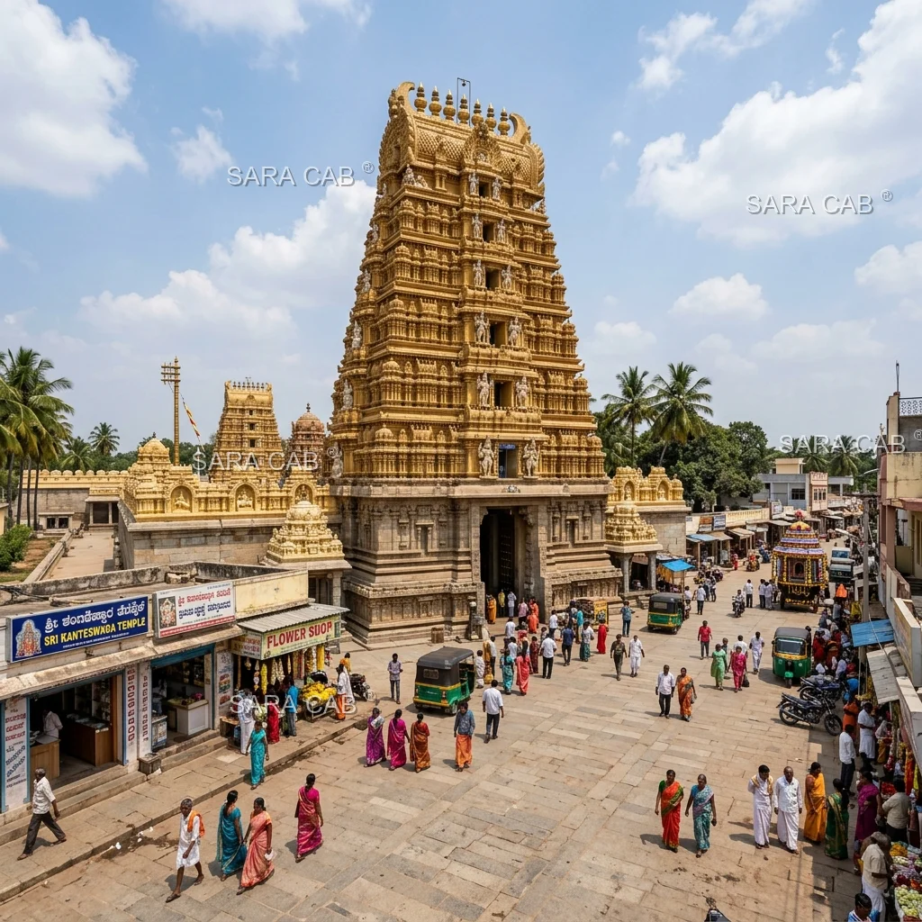 Nanjangud Temple Taxi Packages - SARA CAB Mysore