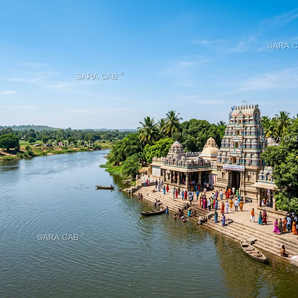 Nimishamba Temple Srirangapatna Cabs - SARA CAB Mysore