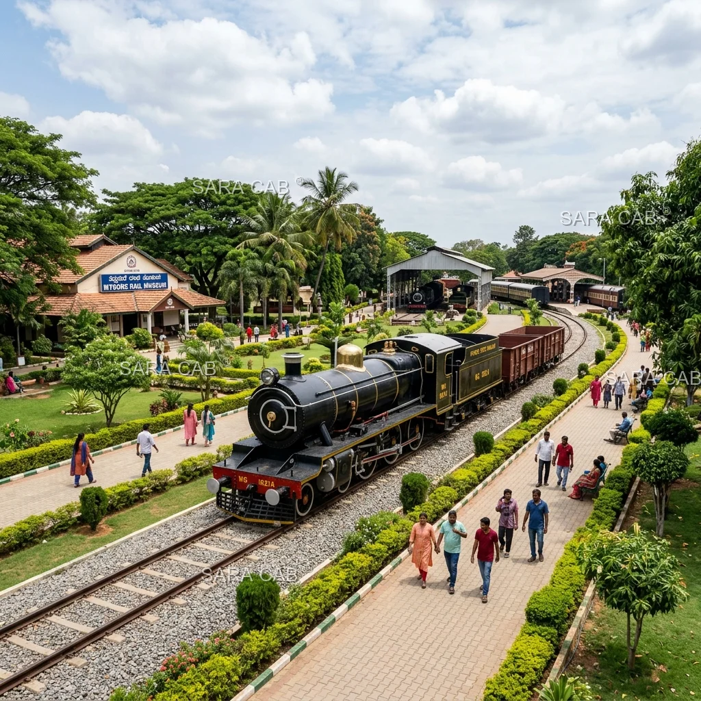 Mysore Rail Museum Taxi Packages - SARA CAB Mysore