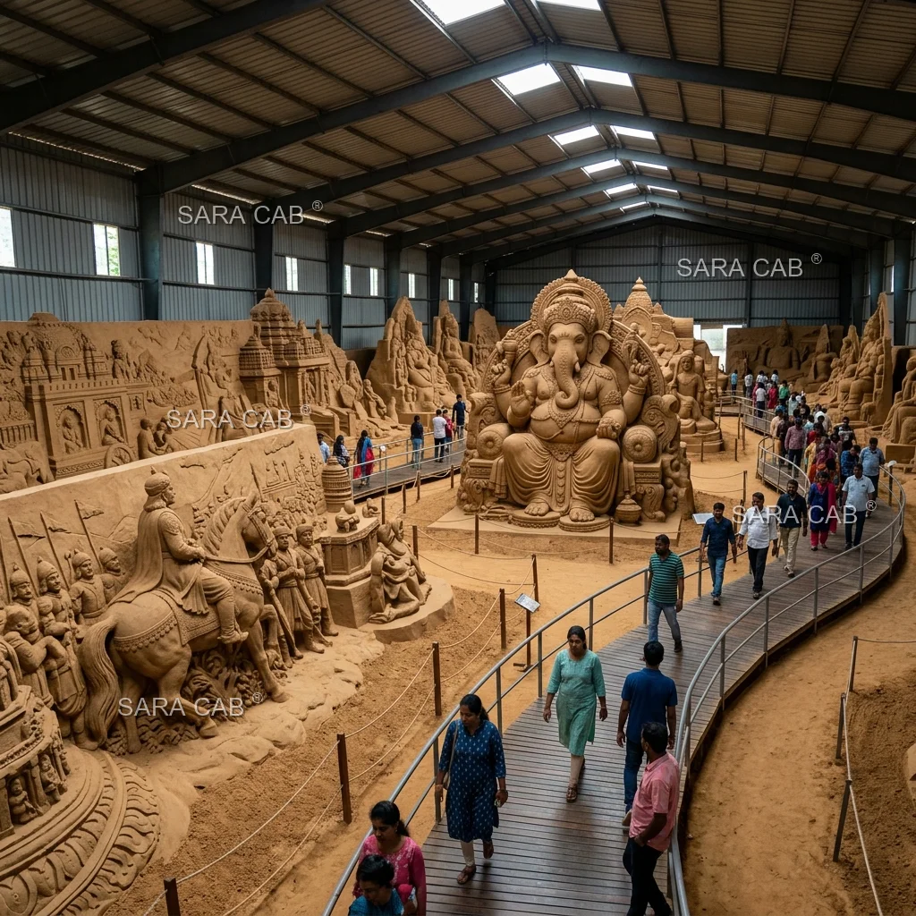 Sand Museum & Chamundi View Cabs - SARA CAB Mysore