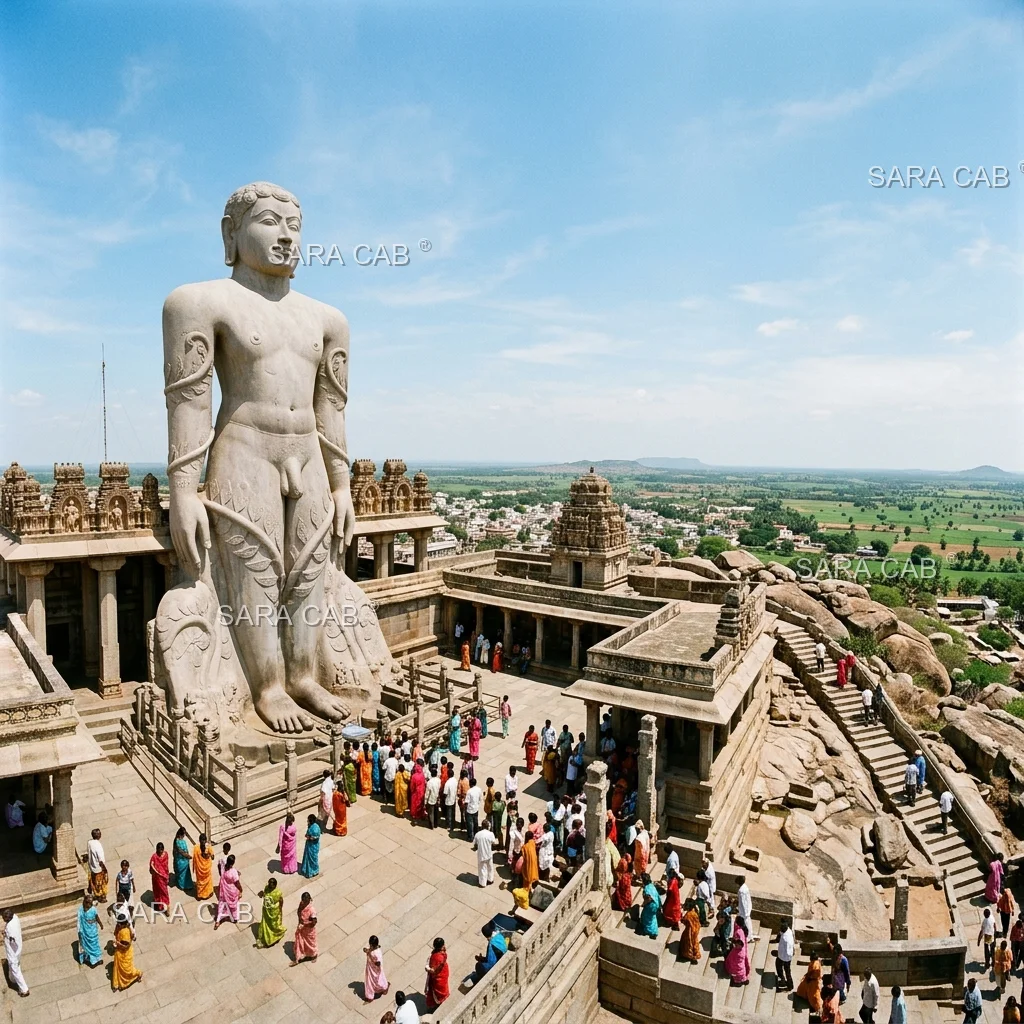 Shravanabelagola Jain Pilgrim Tour - SARA CAB Mysore