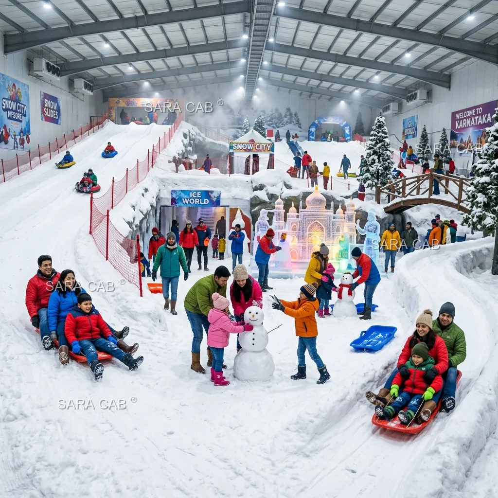 Snow City Mysore Amusement Cabs - SARA CAB Mysore