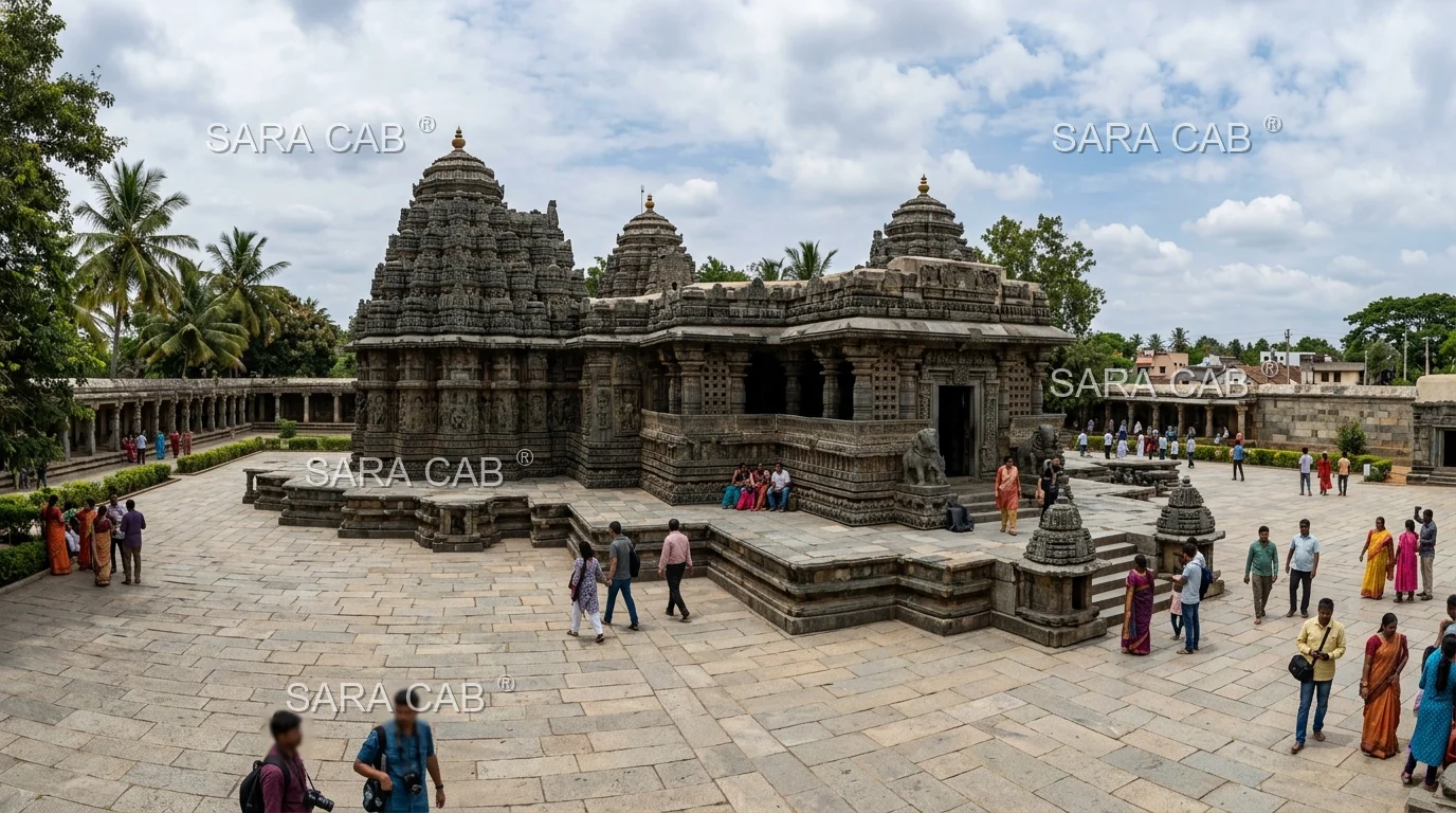 Somnathpura Keshava Temple Cabs - SARA CAB Mysore