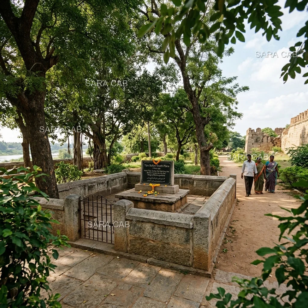 Tipu Sultan Death Place Cabs - SARA CAB Mysore