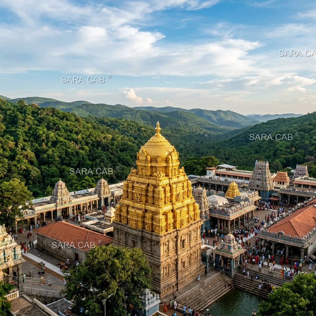 Mysore to Tirupati Balaji Taxi - SARA CAB Mysore