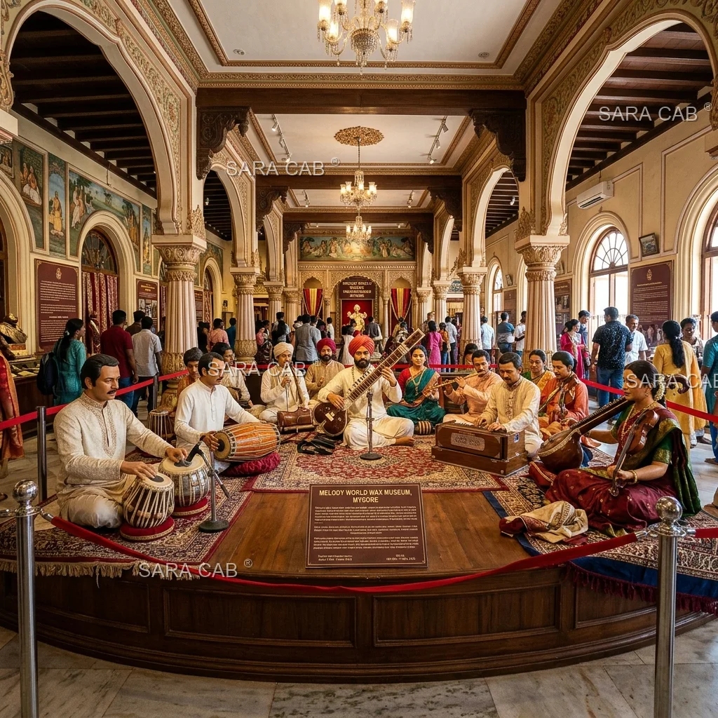 Melody World Wax Museum Cabs - SARA CAB Mysore